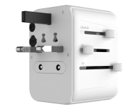 FIXED Voyager World Adapter 1xUSB-C/2xUSB GaN 30W biały - 1249175 - zdjęcie 4